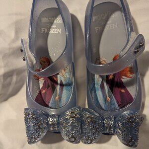 Brand new in box mini Melissa frozen shoes